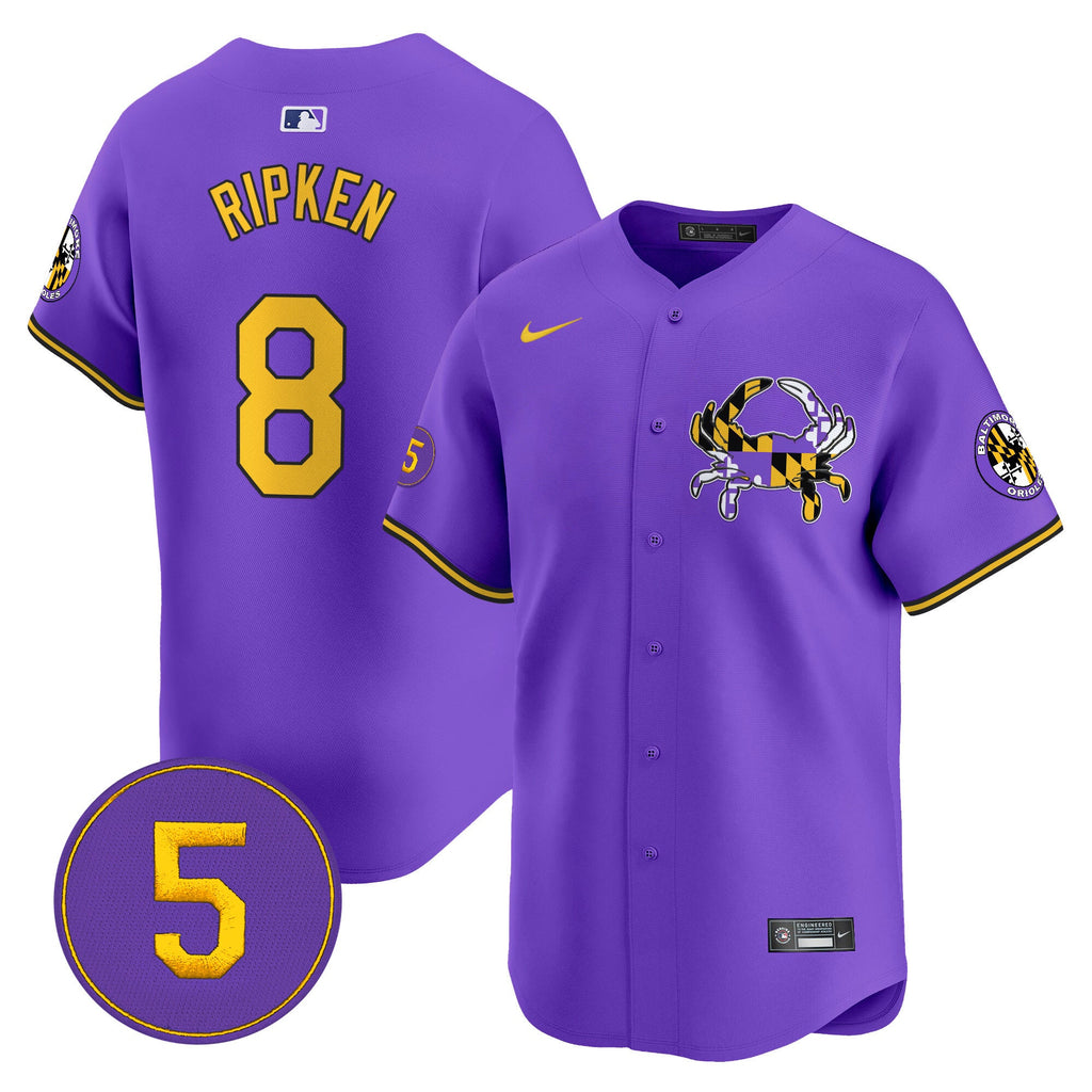 Men’s Baltimore Purple Vapor Premier Limited Jersey
