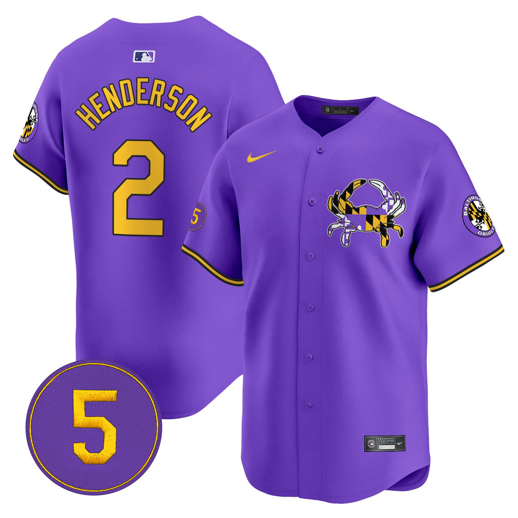 Men’s Baltimore Purple Vapor Premier Limited Jersey
