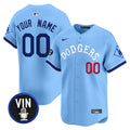 Tribute Vin Scully Patch Vapor Premier Limited Custom Jersey