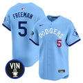 Men’s Tribute Vin Scully Patch Vapor Premier Limited Jersey