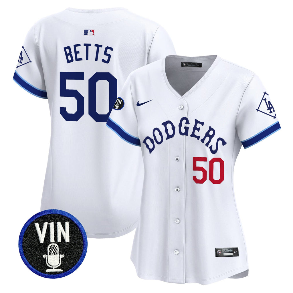 Women’s Tribute Vin Scully Patch Vapor Premier Limited Jersey