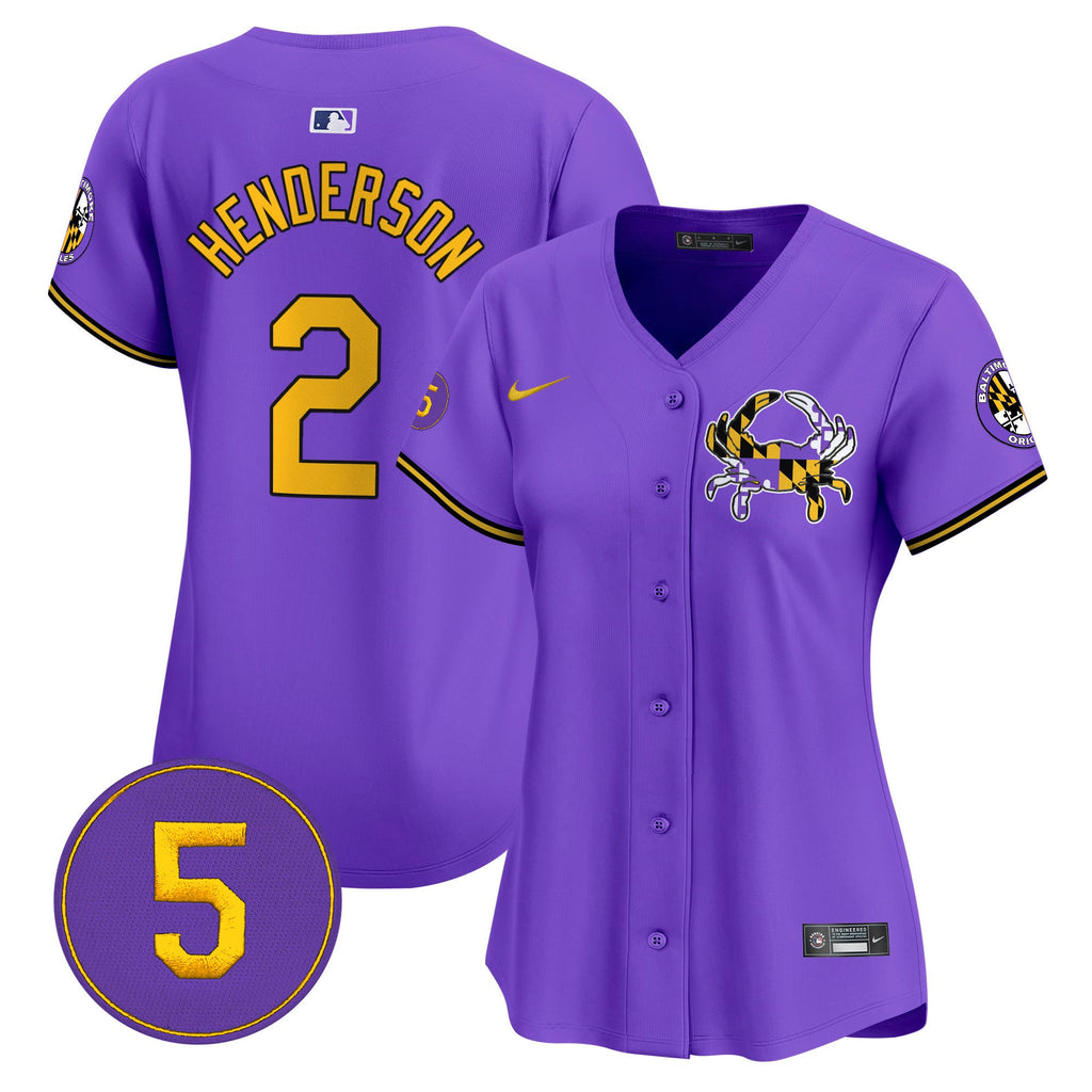 Women’s Baltimore Purple Vapor Premier Limited Jersey