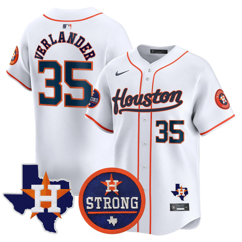 Men’s “Houston Strong” Patch Vapor Premier Limited Jersey