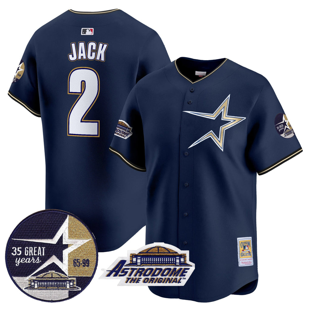 Men’s 1999 Throwback 35th & Astrodome Patch Vapor Premier Limited Jersey