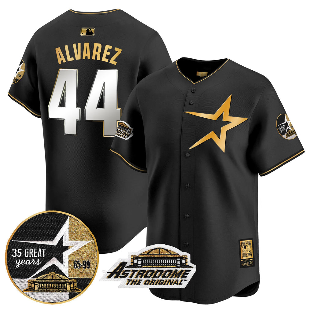 Men’s 1999 Throwback 35th & Astrodome Patch Vapor Premier Limited Jersey