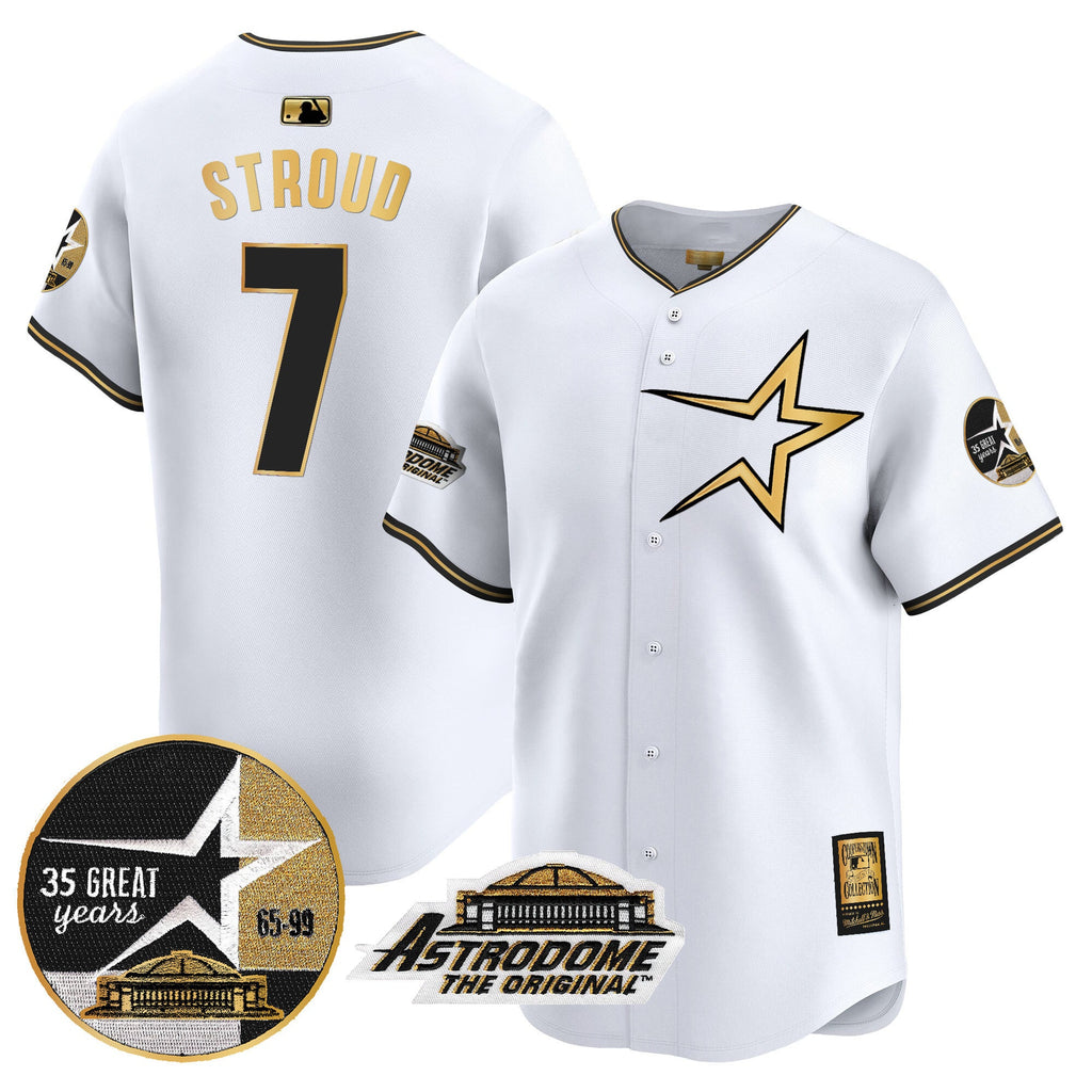 Men’s 1999 Throwback 35th & Astrodome Patch Vapor Premier Limited Jersey