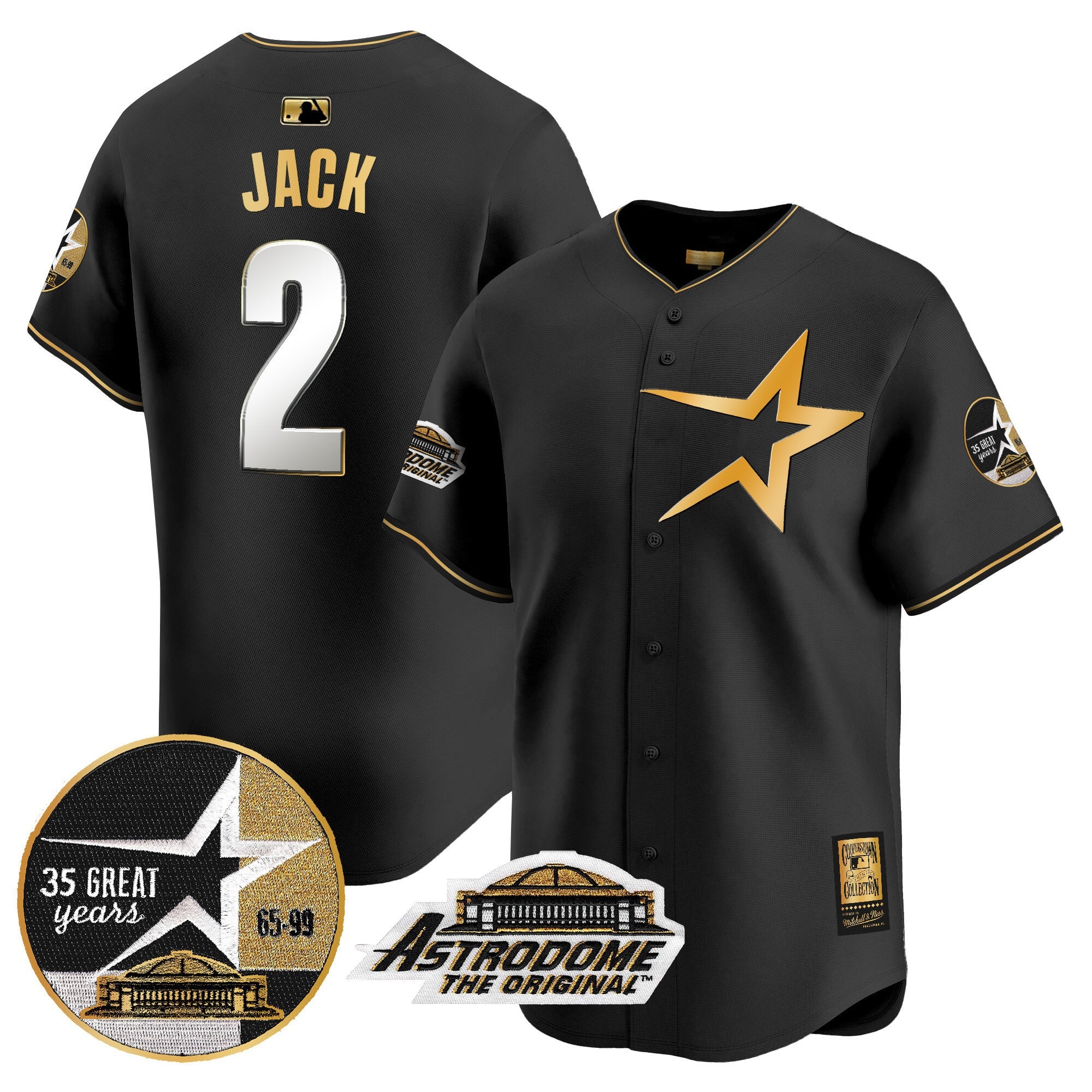 Men’s 1999 Throwback 35th & Astrodome Patch Vapor Premier Limited Jersey