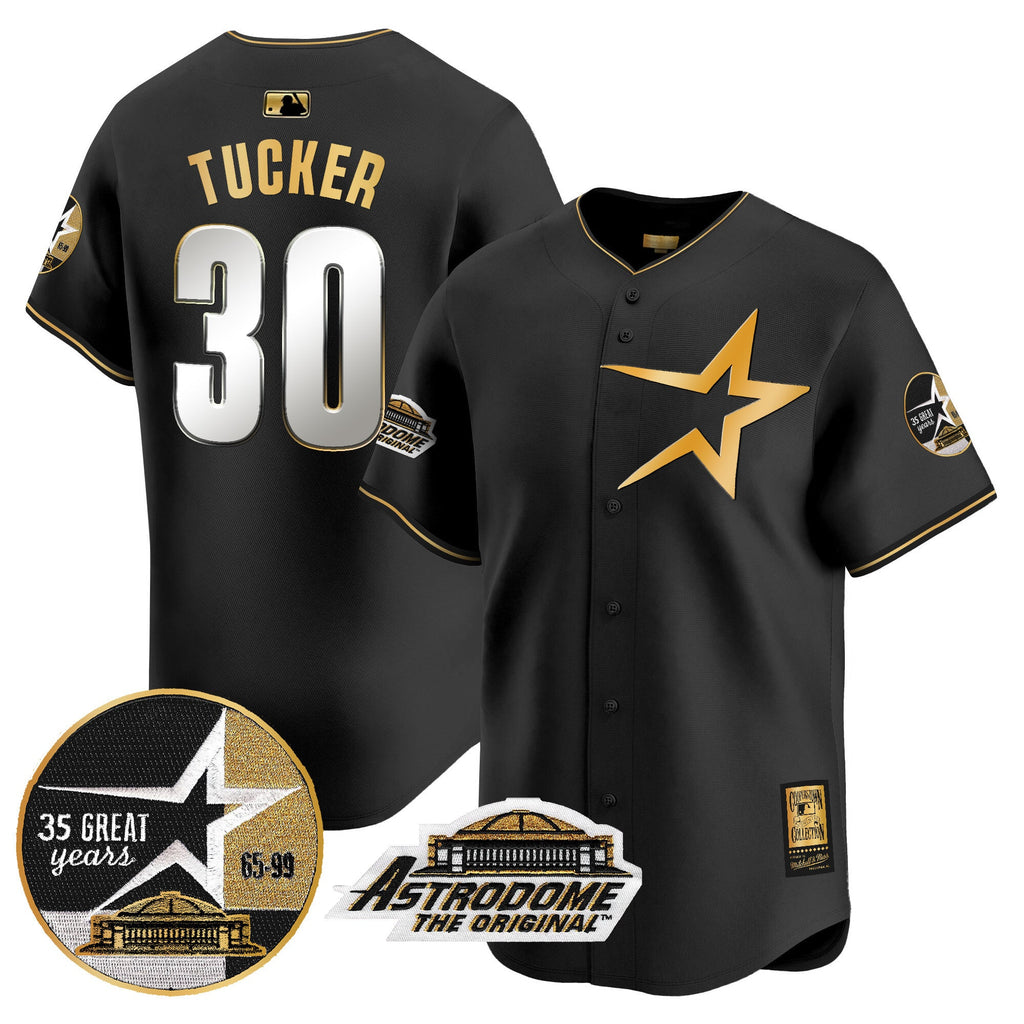 Men’s 1999 Throwback 35th & Astrodome Patch Vapor Premier Limited Jersey