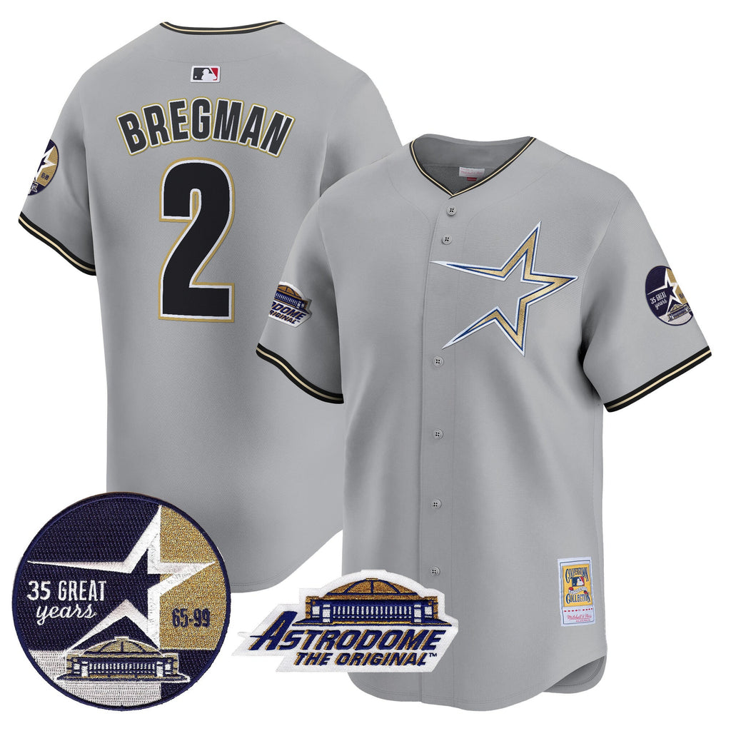 Men’s 1999 Throwback 35th & Astrodome Patch Vapor Premier Limited Jersey
