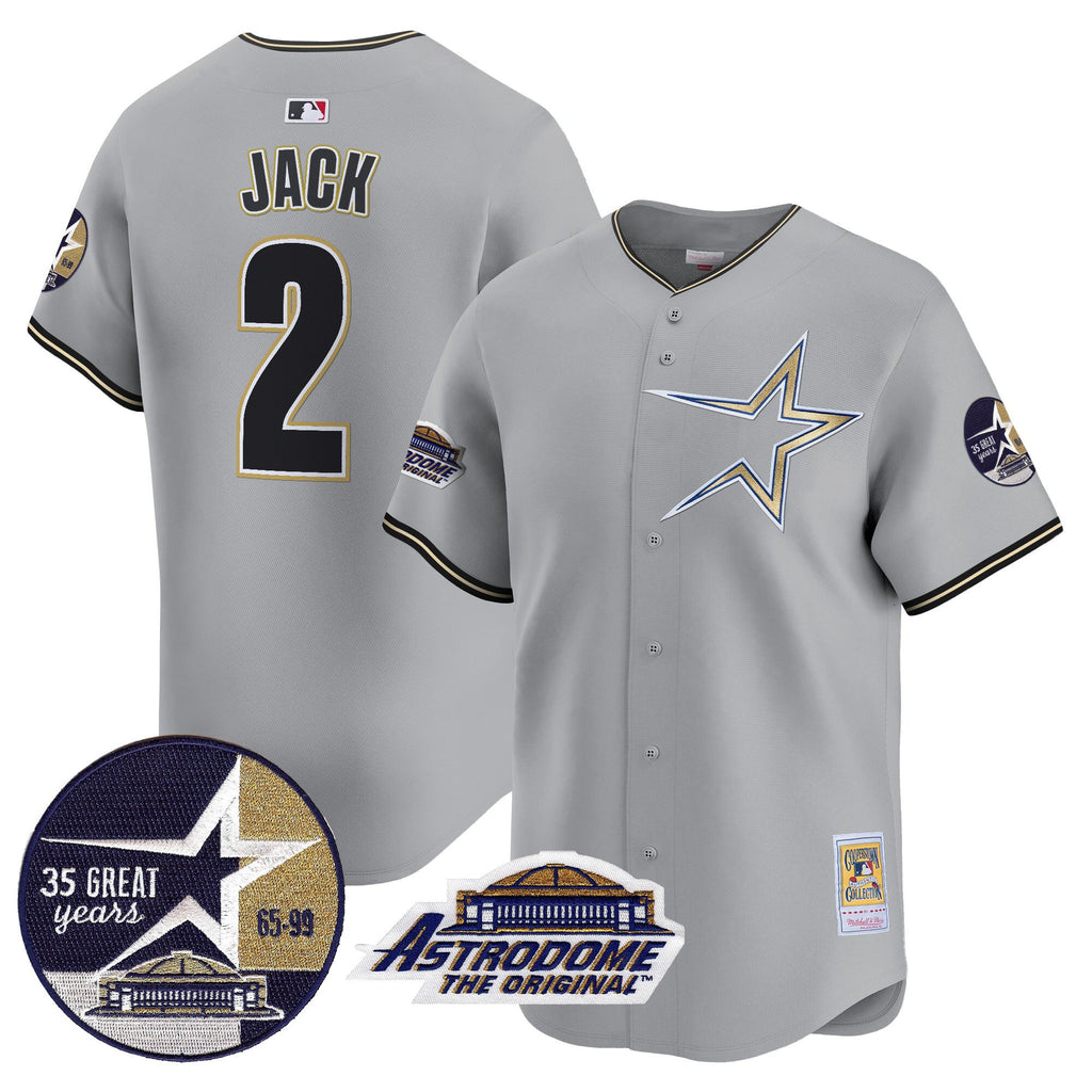 Men’s 1999 Throwback 35th & Astrodome Patch Vapor Premier Limited Jersey