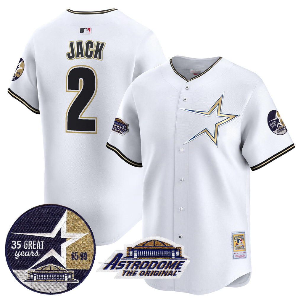 Men’s 1999 Throwback 35th & Astrodome Patch Vapor Premier Limited Jersey