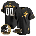 1999 Throwback 35th & Astrodome Patch Vapor Premier Limited Custom Jersey