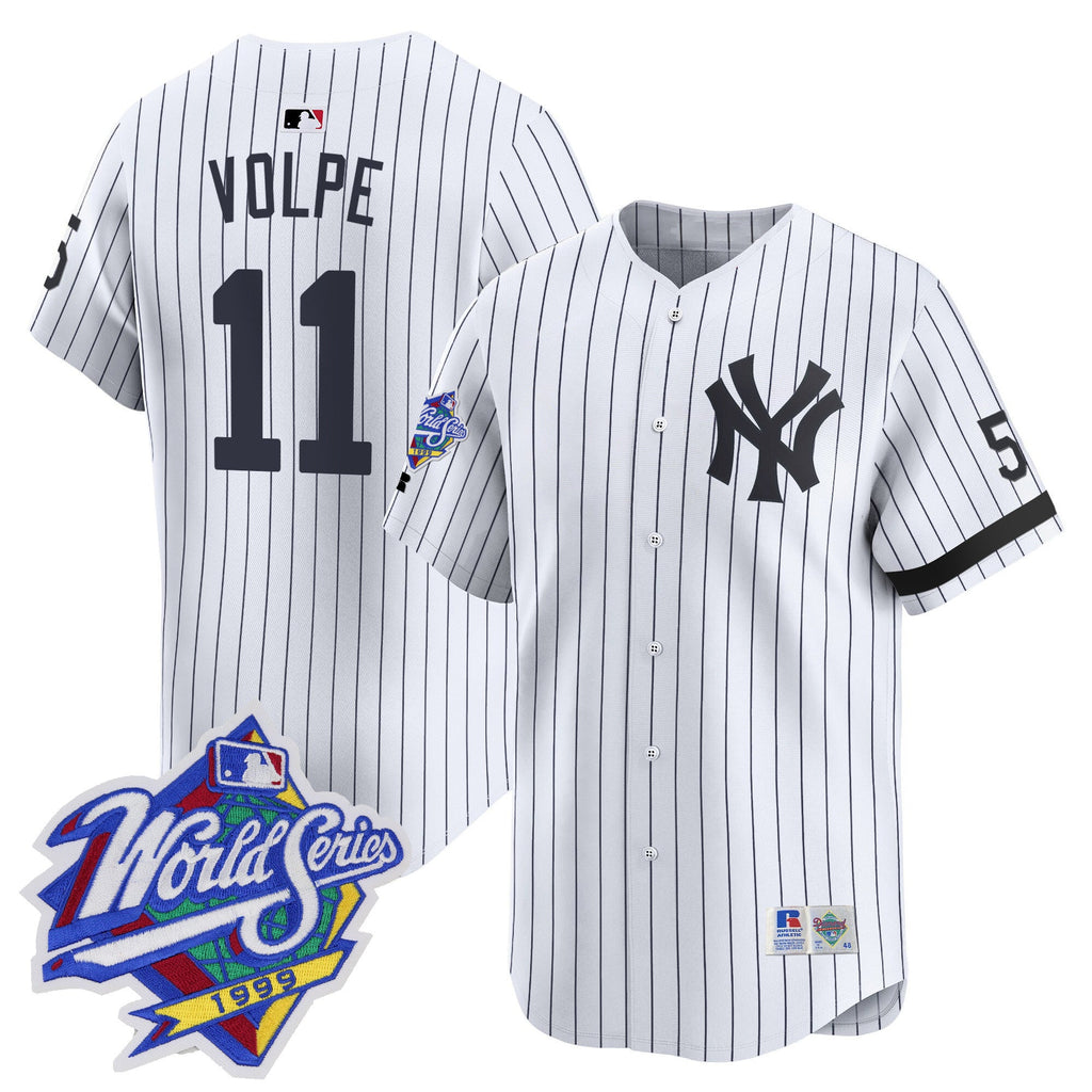 Men’s 1999 Throwback Joe DiMaggio Patch Vapor Premier Limited Jersey