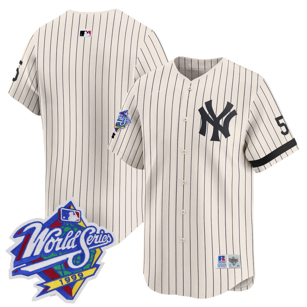 Men’s 1999 Throwback Joe DiMaggio Patch Vapor Premier Limited Jersey