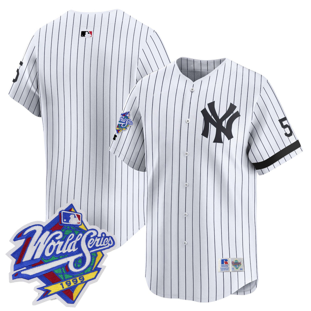 Men’s 1999 Throwback Joe DiMaggio Patch Vapor Premier Limited Jersey