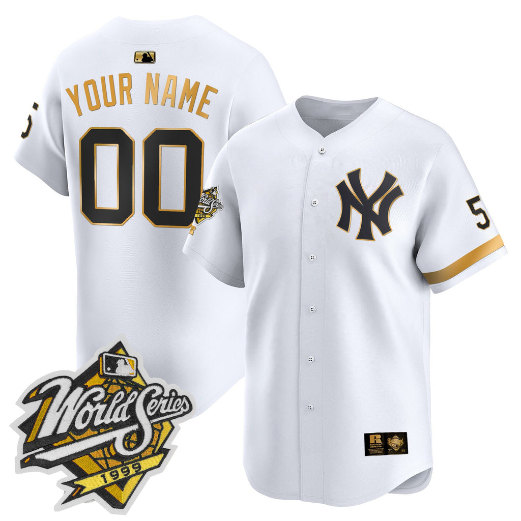 1999 Throwback Joe DiMaggio Patch Vapor Premier Limited Custom Jersey