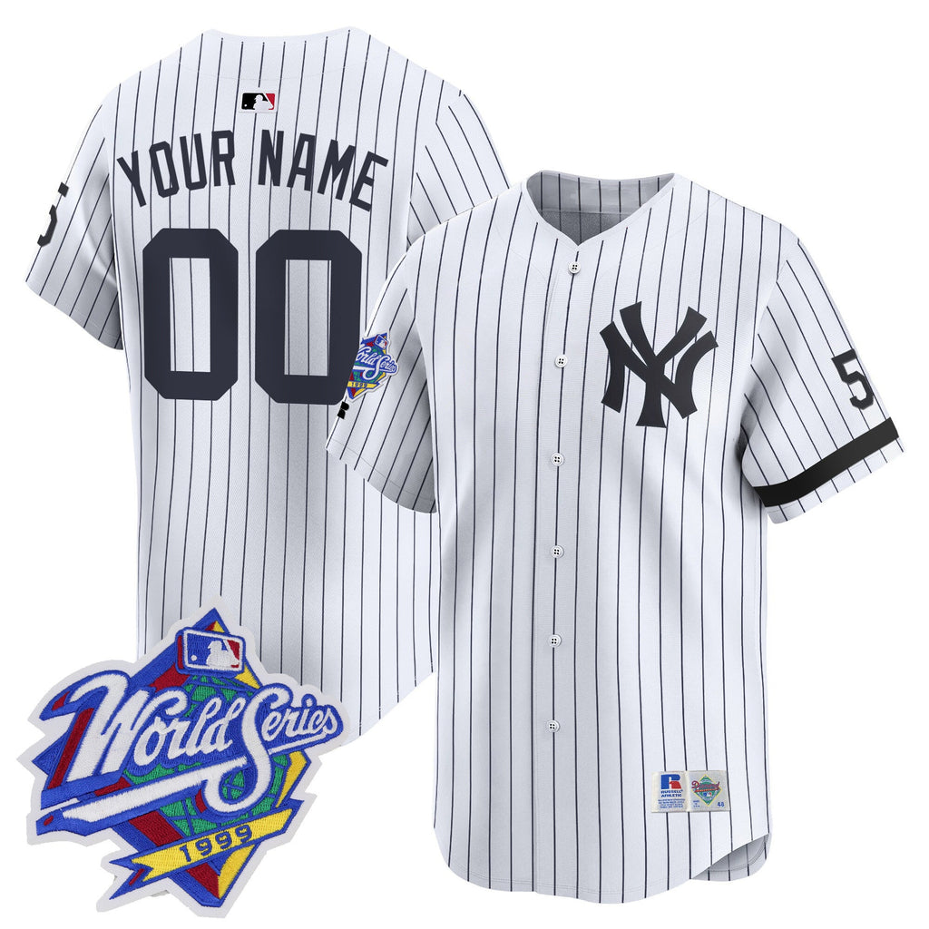1999 Throwback Joe DiMaggio Patch Vapor Premier Limited Custom Jersey