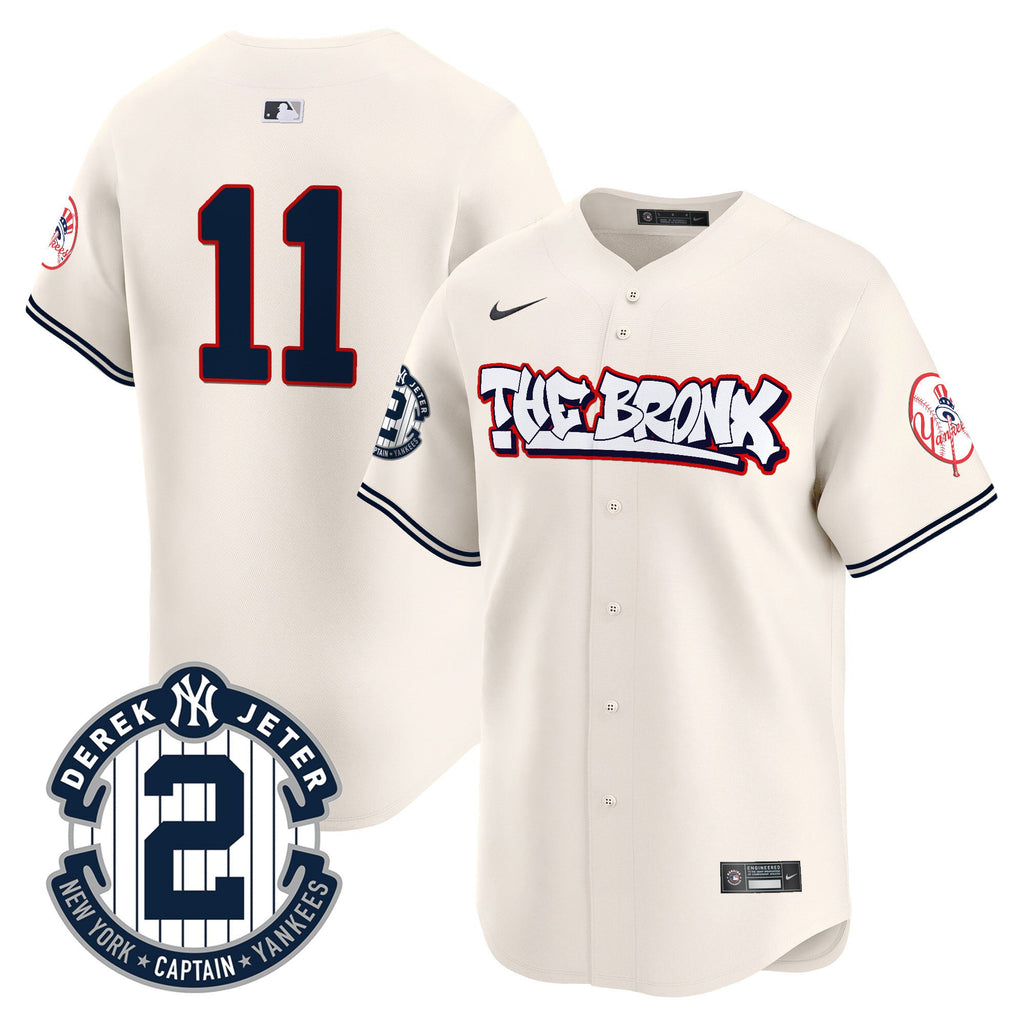 Men’s New York The Bronx Graffiti Vapor Premier Limited Jersey V8
