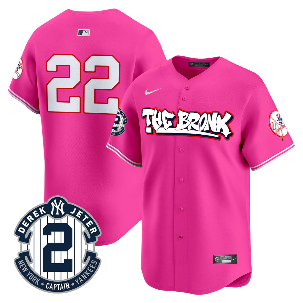 Men’s New York The Bronx Graffiti Vapor Premier Limited Jersey V8
