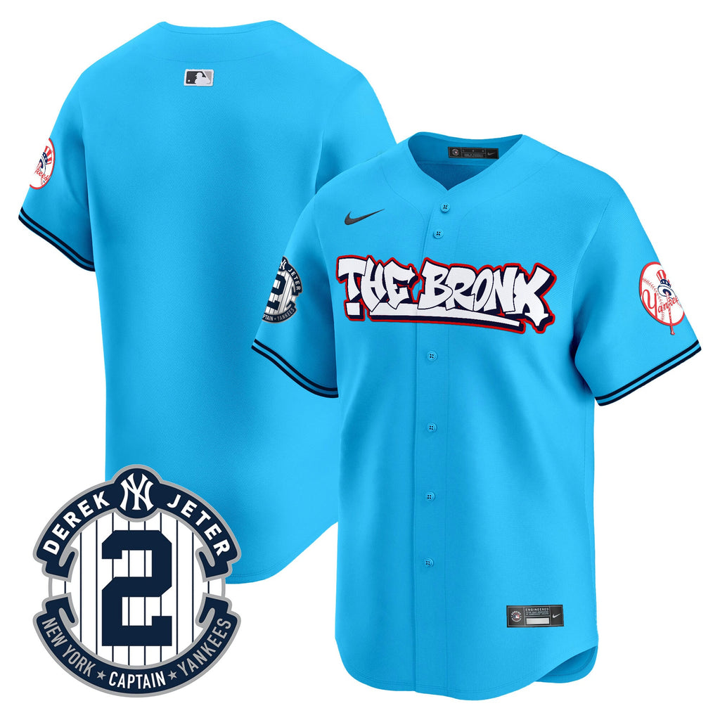 Men’s New York The Bronx Graffiti Vapor Premier Limited Jersey V8