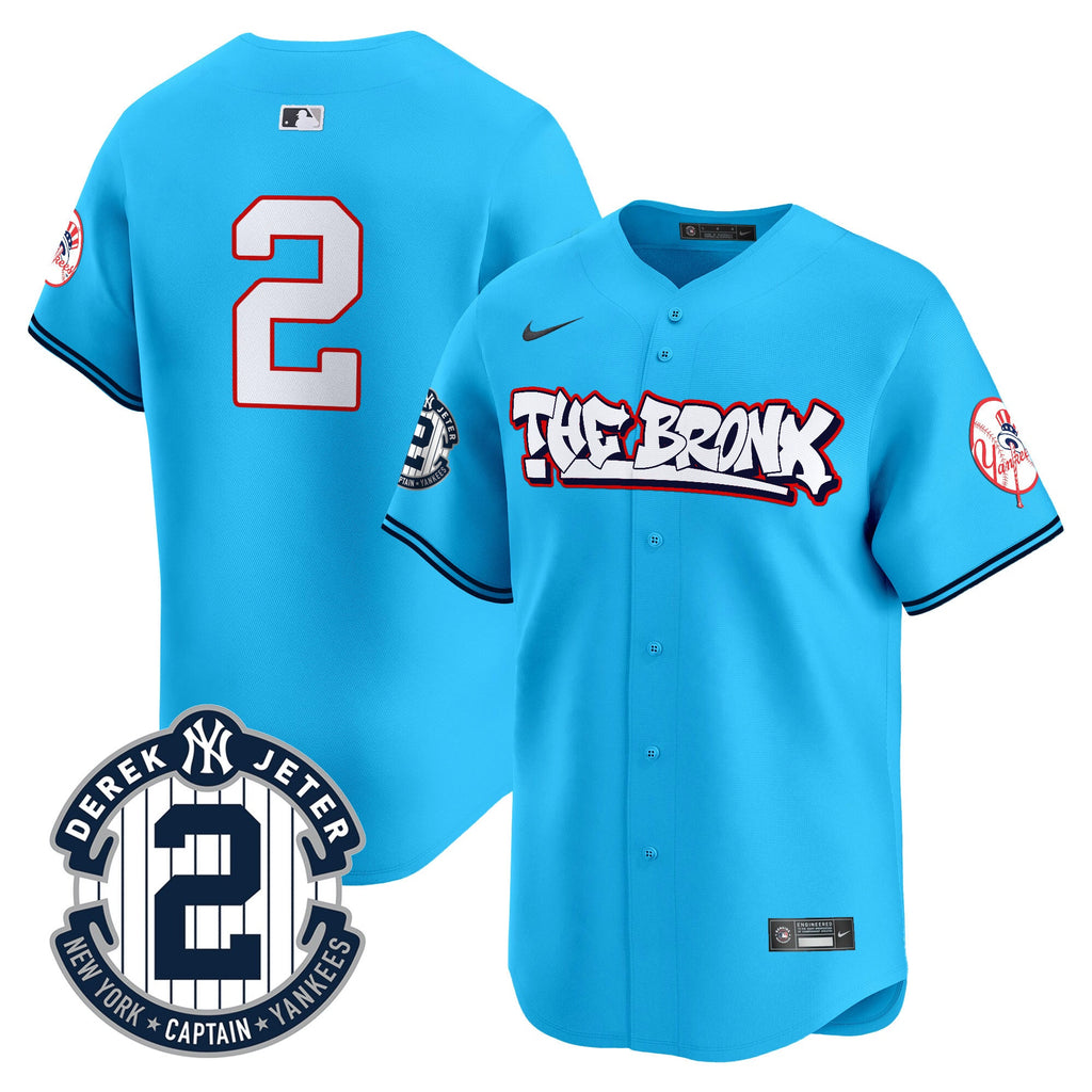 Men’s New York The Bronx Graffiti Vapor Premier Limited Jersey V8