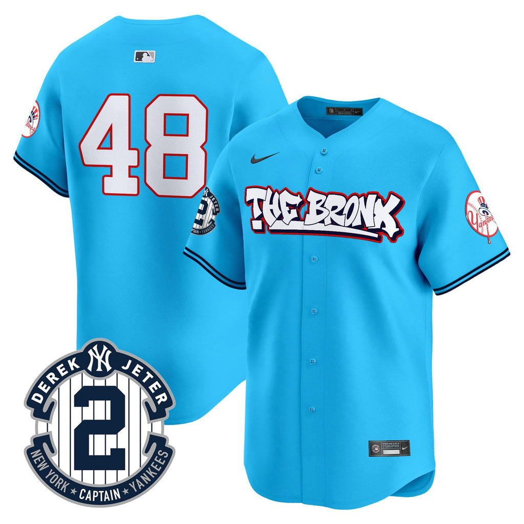 Men’s New York The Bronx Graffiti Vapor Premier Limited Jersey V8
