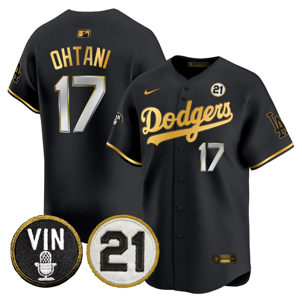Men’s Vin & Roberto Patch Gold Trim Vapor Premier Limited Jersey