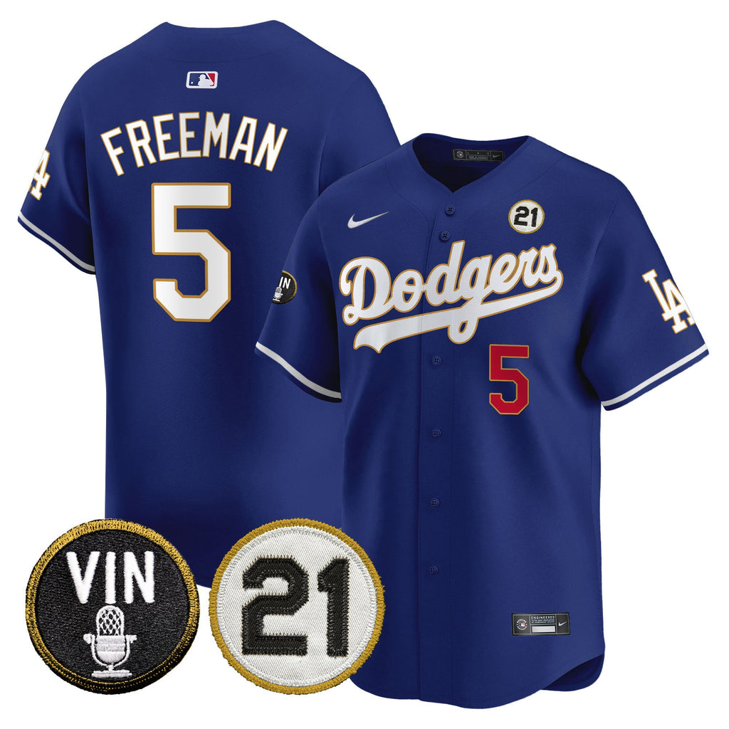 Men’s Vin & Roberto Patch Gold Trim Vapor Premier Limited Jersey