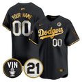 Vin & Roberto Patch Gold Trim Vapor Premier Limited Custom Jersey