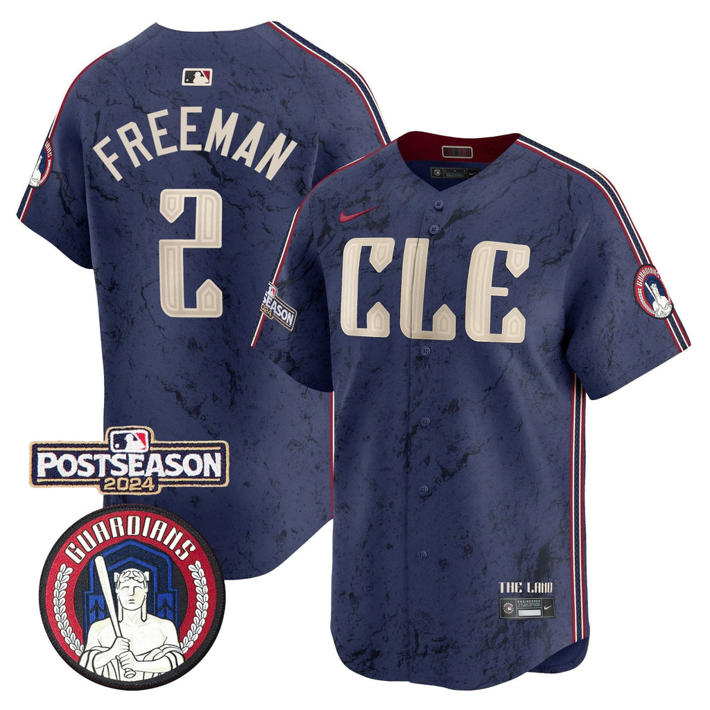Men’s Cleveland 2024 Postseason Patch City Connect Vapor Premier Limited Jersey