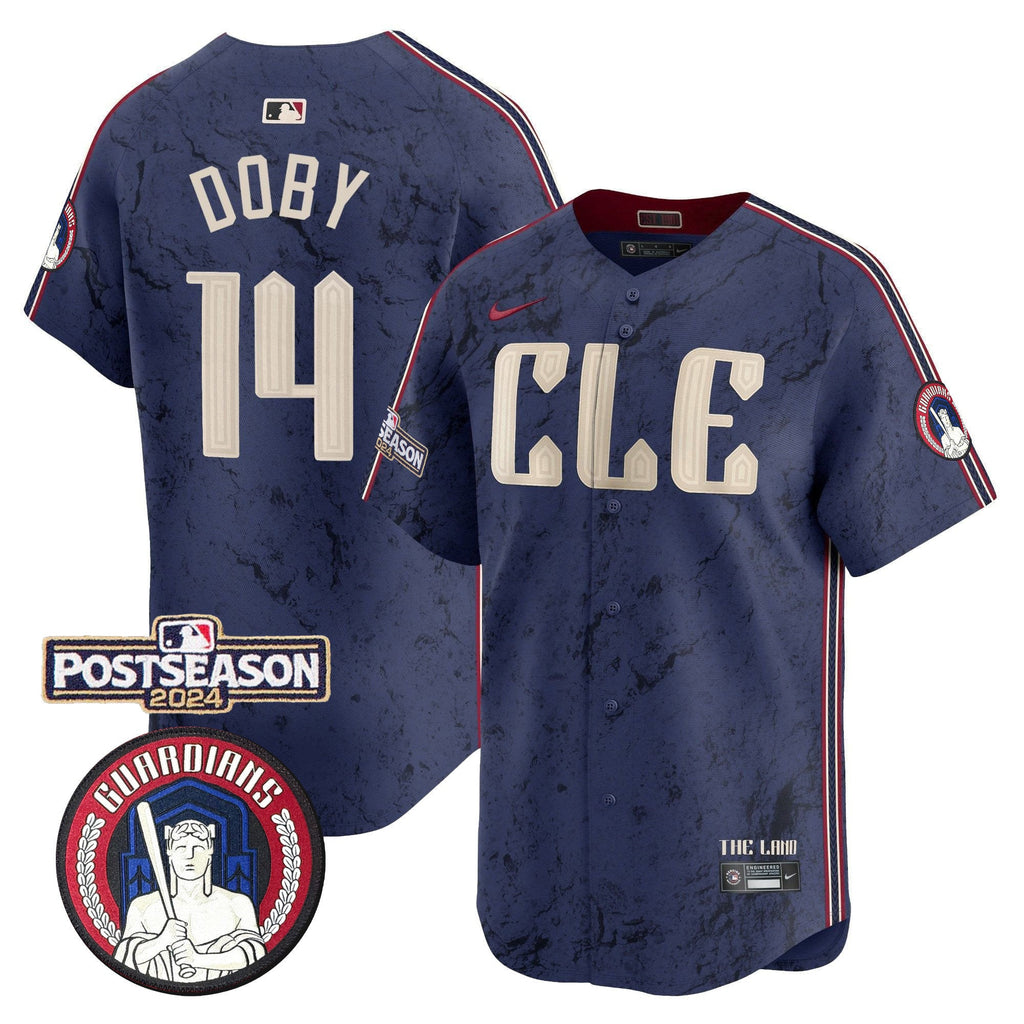 Men’s Cleveland 2024 Postseason Patch City Connect Vapor Premier Limited Jersey