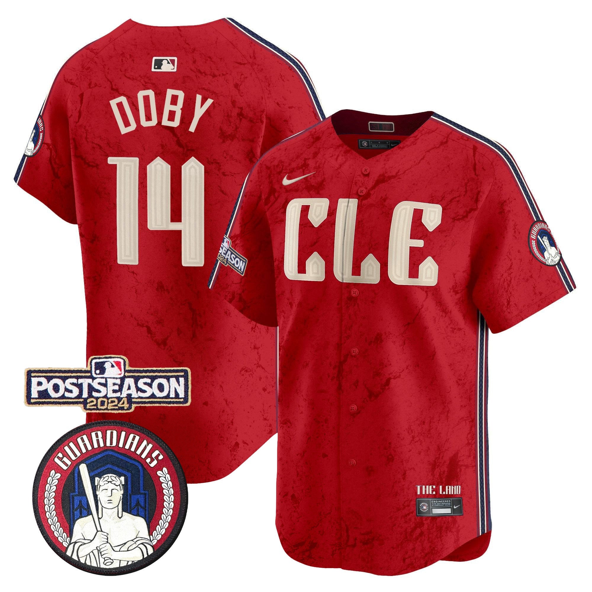 Men’s Cleveland 2024 Postseason Patch City Connect Vapor Premier Limited Jersey