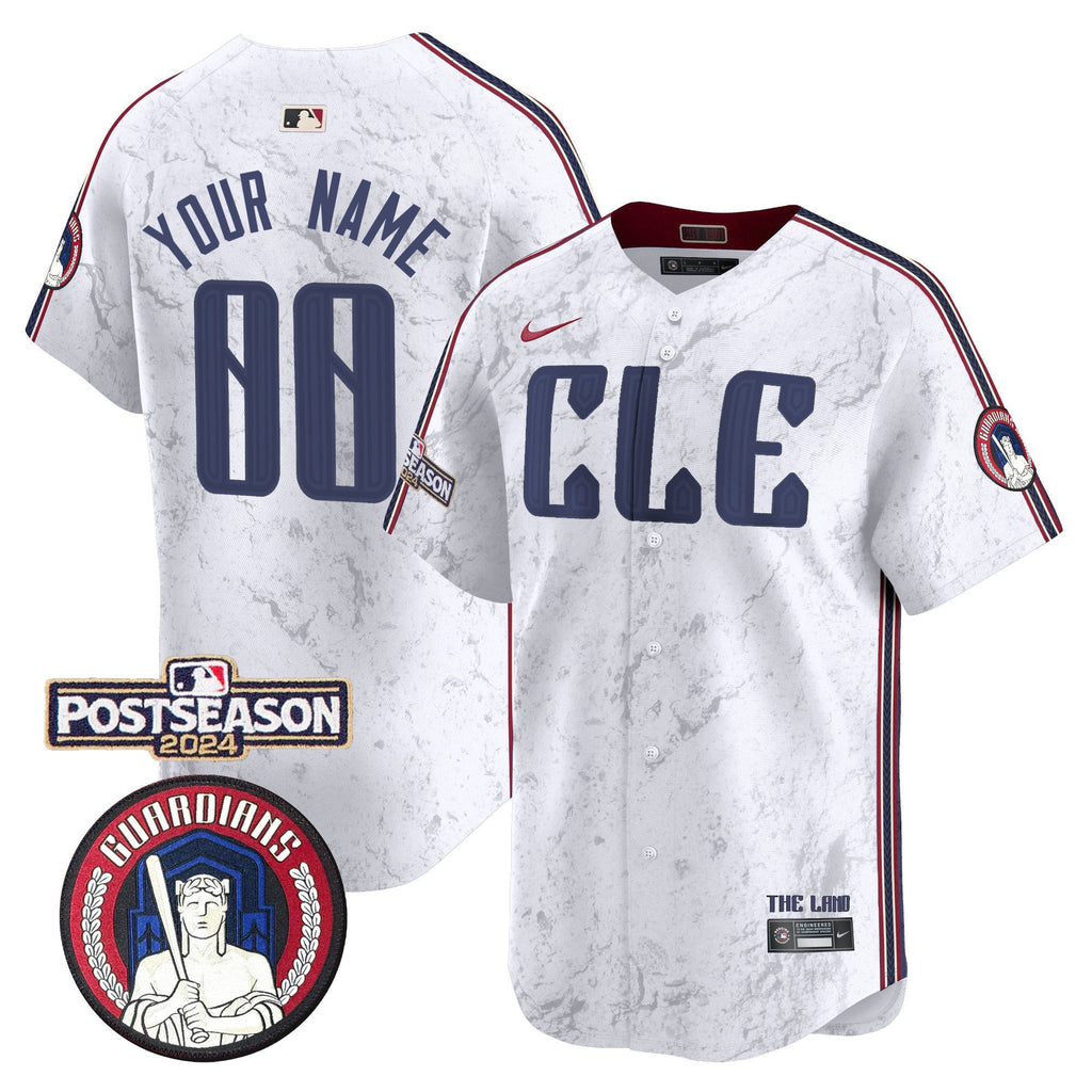 Cleveland 2024 Postseason Patch City Connect Vapor Premier Limited Custom Jersey