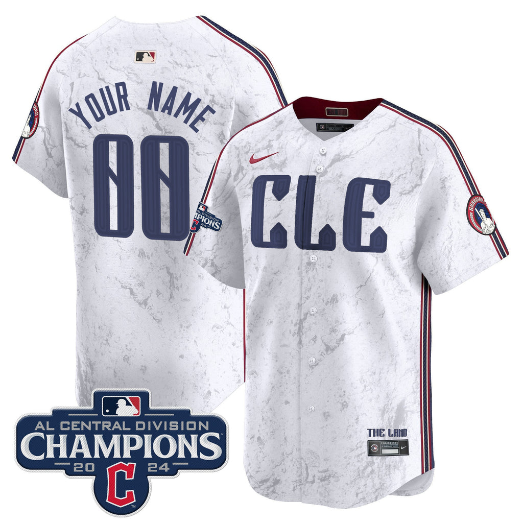 Cleveland 2024 AL Central Division Champions Vapor Premier Limited Custom Jersey