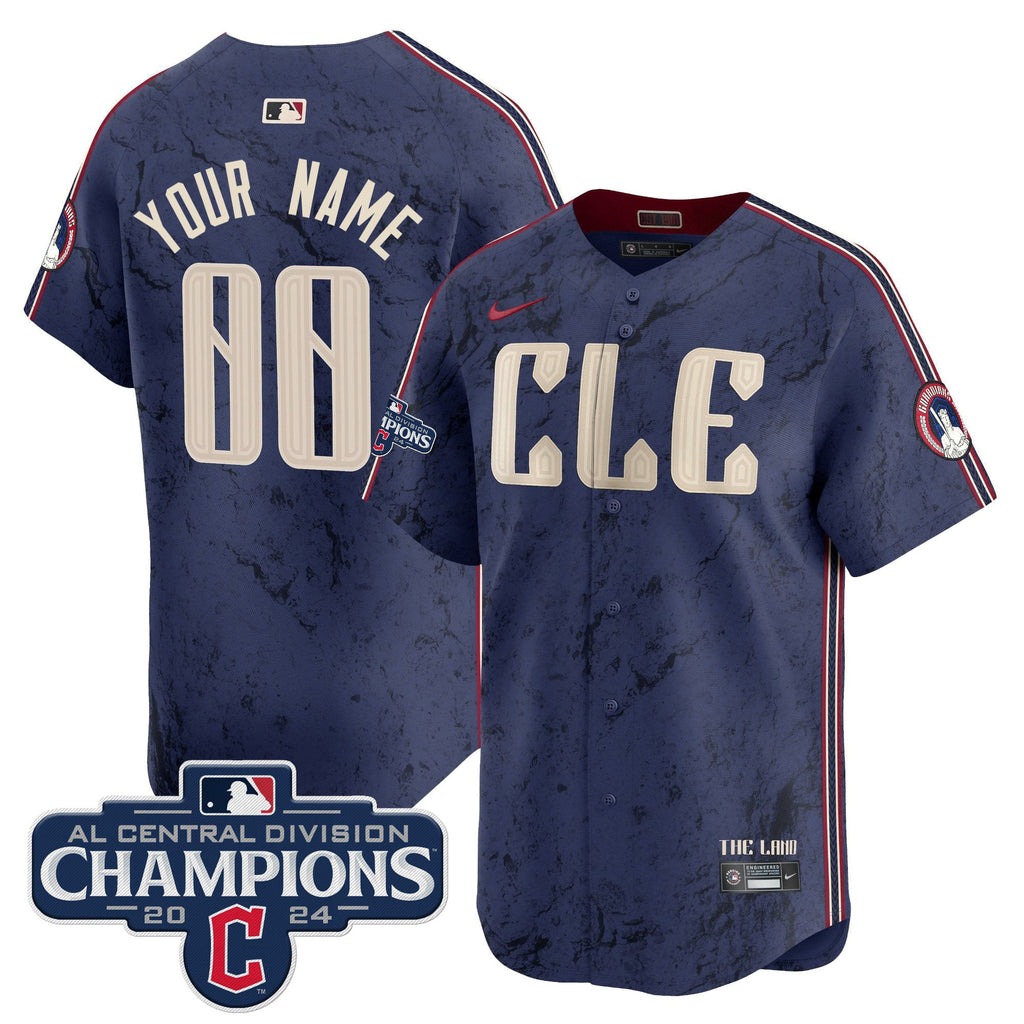 Cleveland 2024 AL Central Division Champions Vapor Premier Limited Custom Jersey