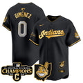 Men’s Cleveland Indians 2024 AL Central Division Champions Vapor Premier Limited Jersey