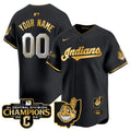 Cleveland Indians 2024 AL Central Division Champions Vapor Premier Limited Custom Jersey