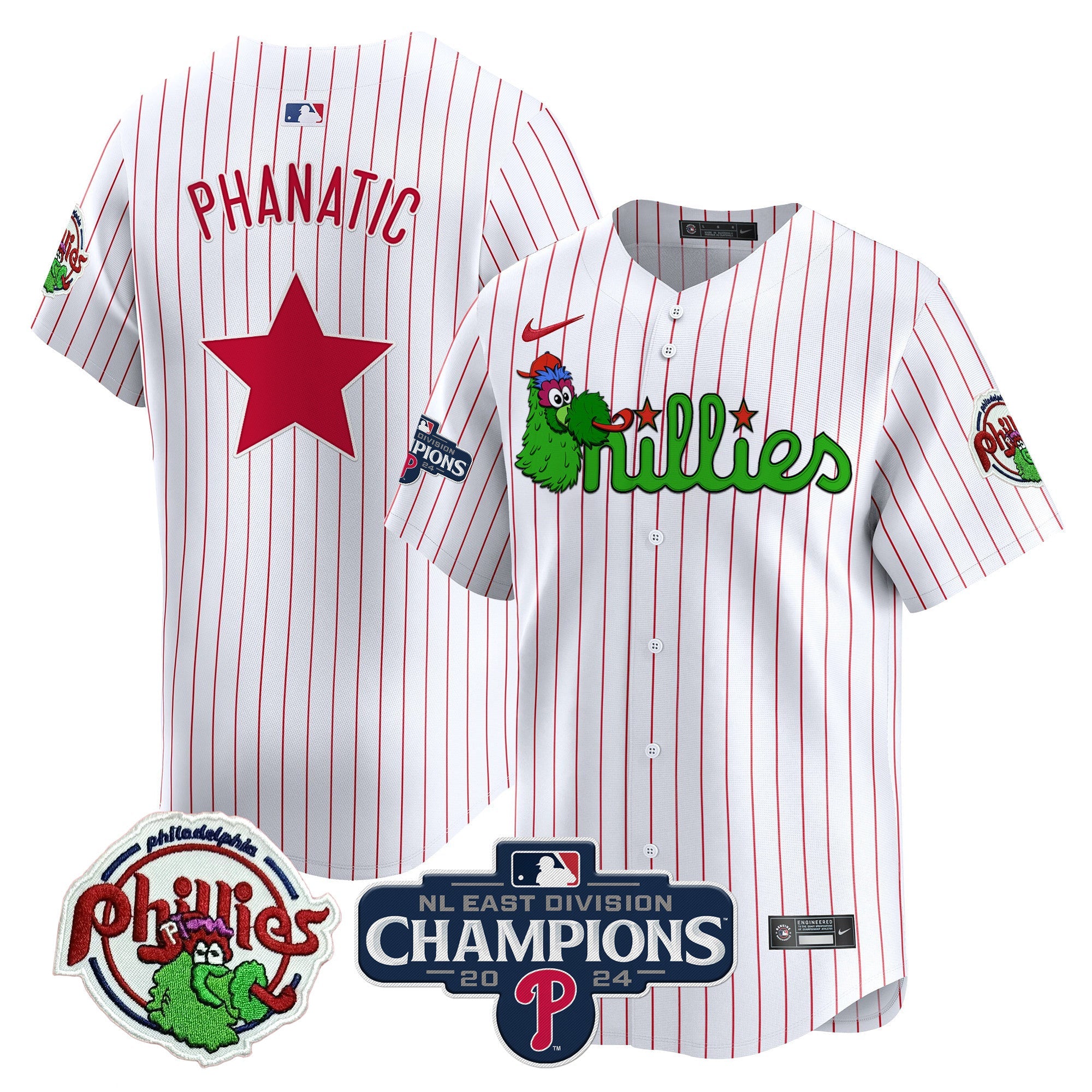 Men’s Phanatic 2024 NL East Division Champions Vapor Premier Limited Jersey V2