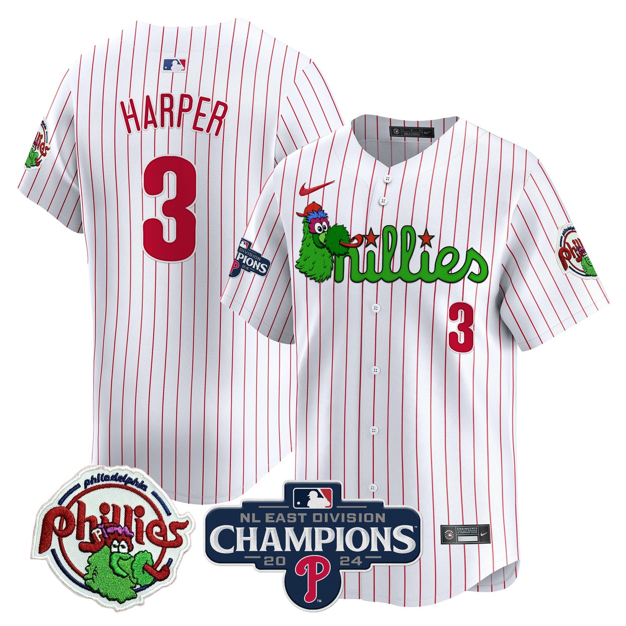 Men’s Phanatic 2024 NL East Division Champions Vapor Premier Limited Jersey V2