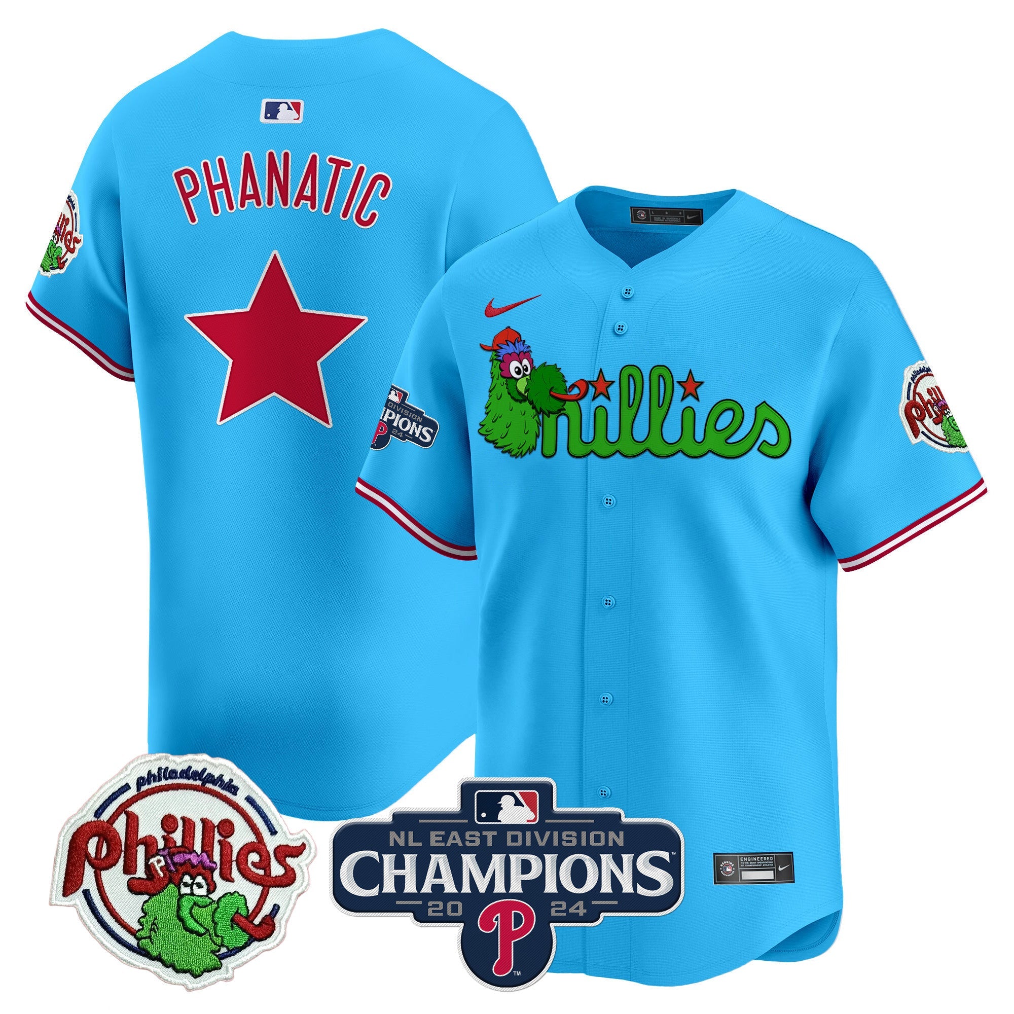 Men’s Phanatic 2024 NL East Division Champions Vapor Premier Limited Jersey V2