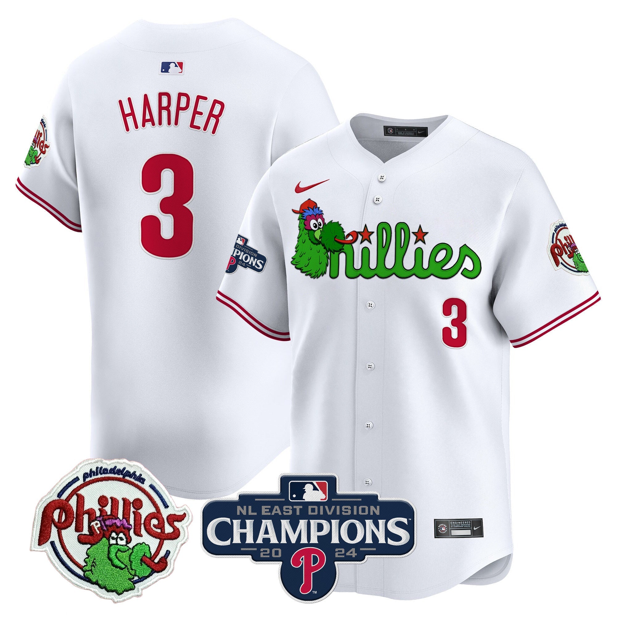 Men’s Phanatic 2024 NL East Division Champions Vapor Premier Limited Jersey V2