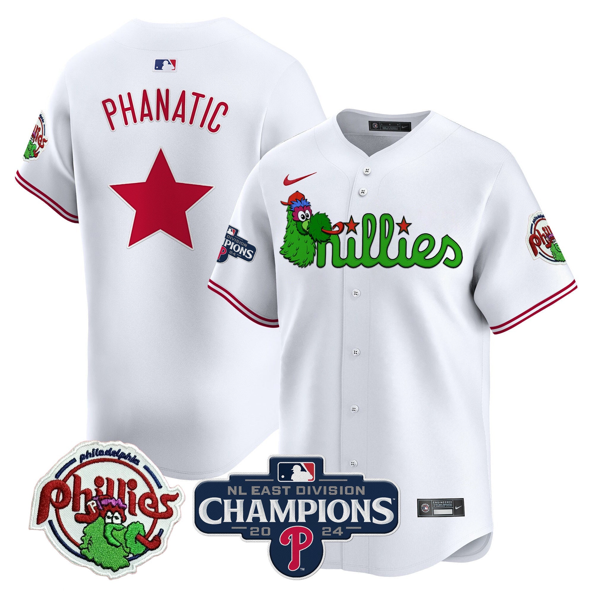 Men’s Phanatic 2024 NL East Division Champions Vapor Premier Limited Jersey V2