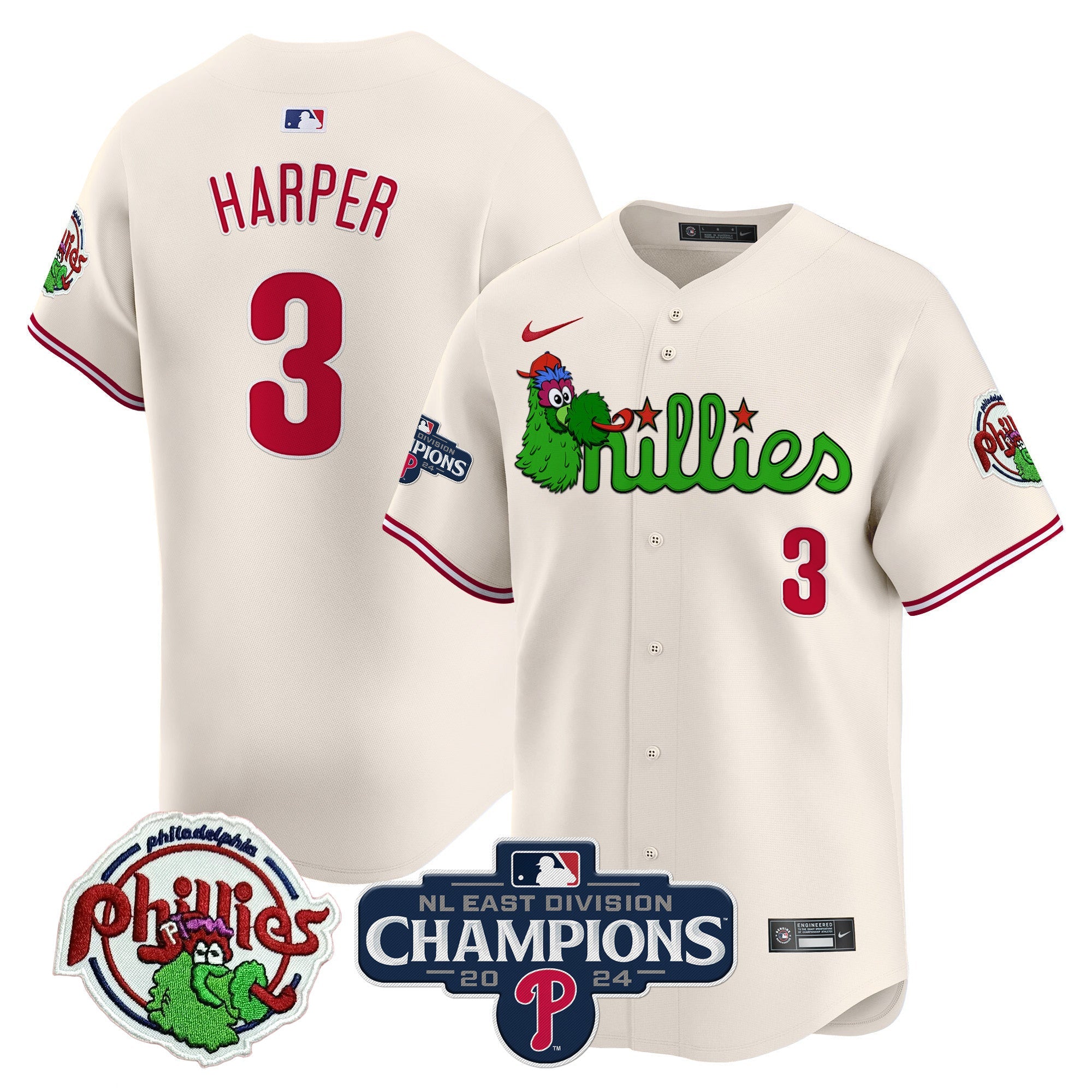 Men’s Phanatic 2024 NL East Division Champions Vapor Premier Limited Jersey V2