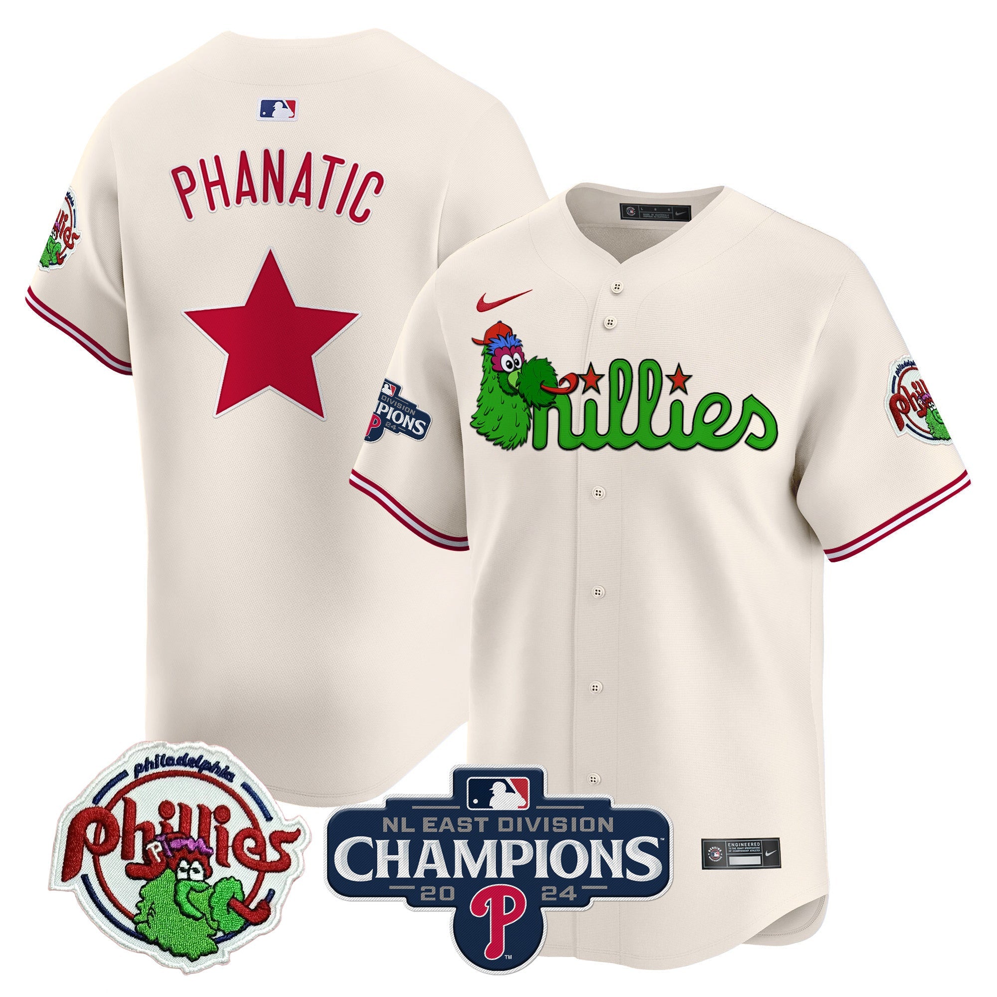 Men’s Phanatic 2024 NL East Division Champions Vapor Premier Limited Jersey V2