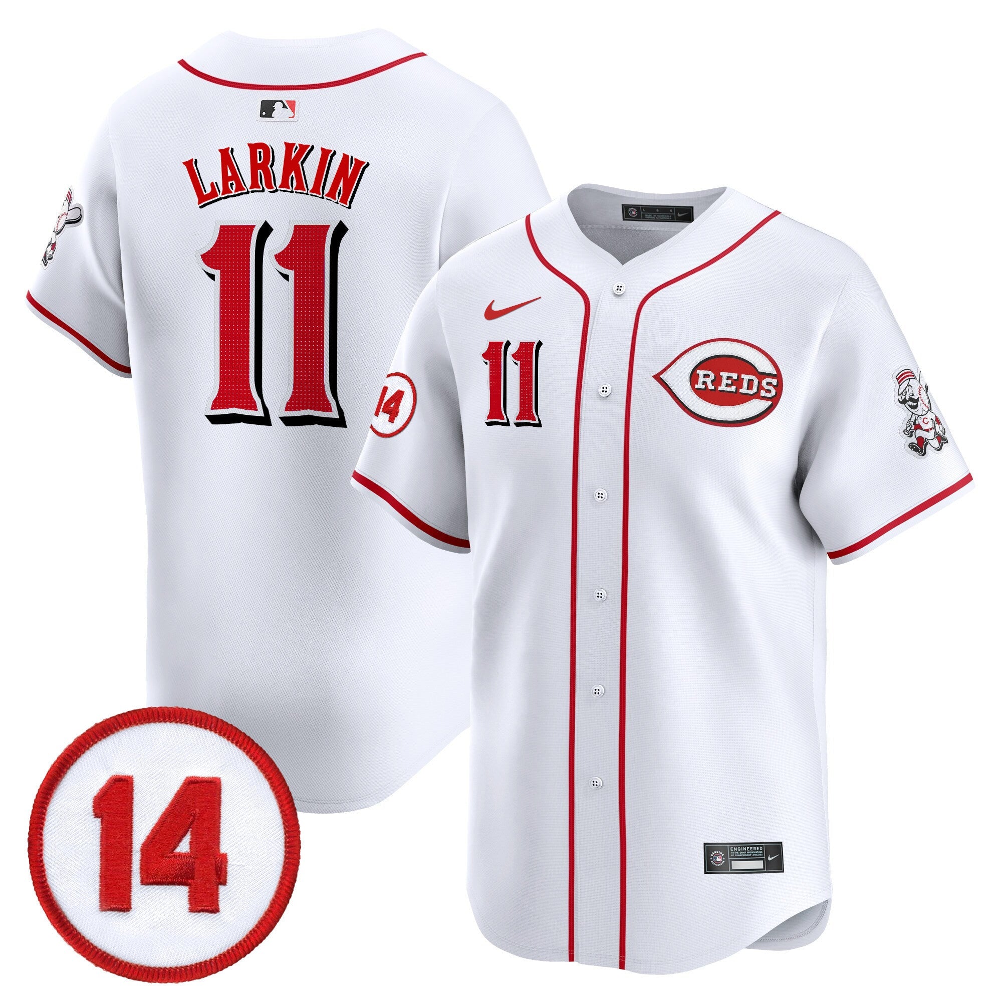 Men’s Cincinnati Pete Rose Patch Vapor Premier Limited Jersey