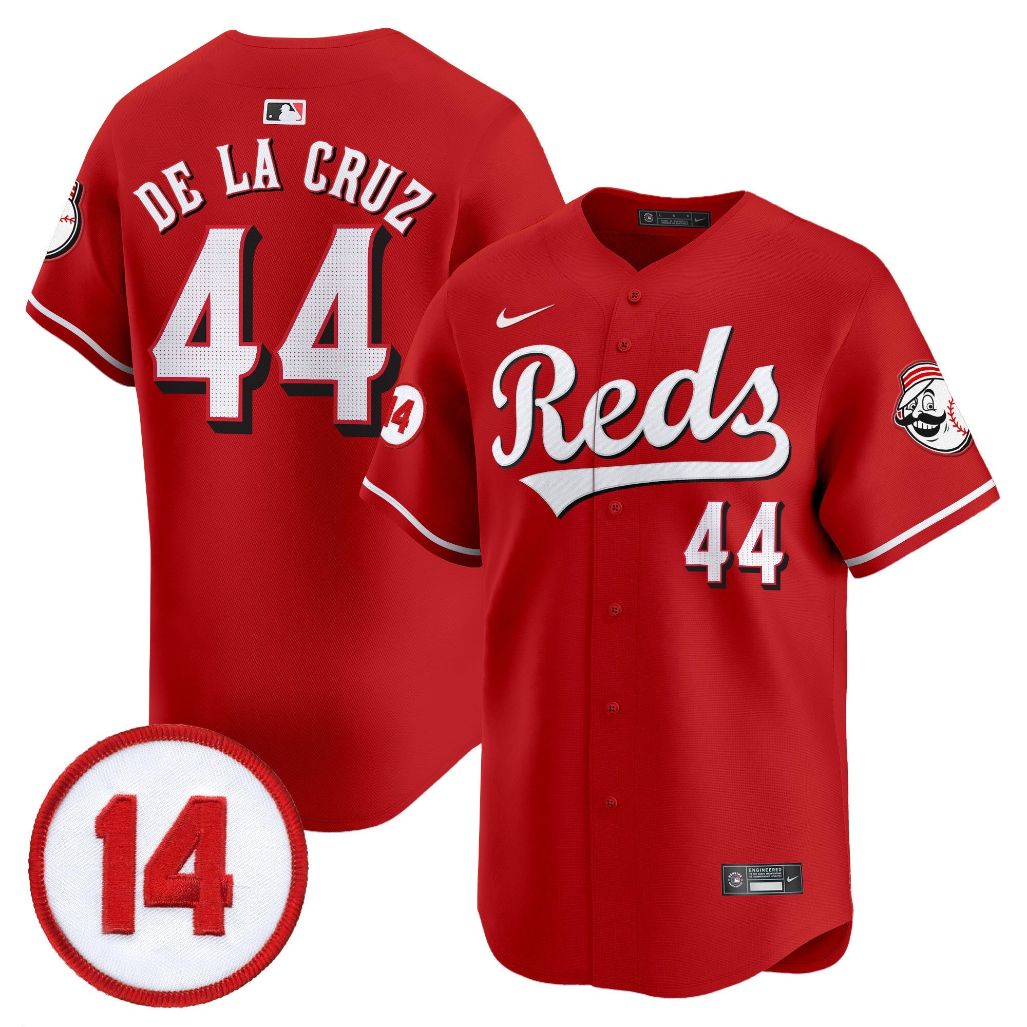 Men’s Cincinnati Pete Rose Patch Vapor Premier Limited Jersey