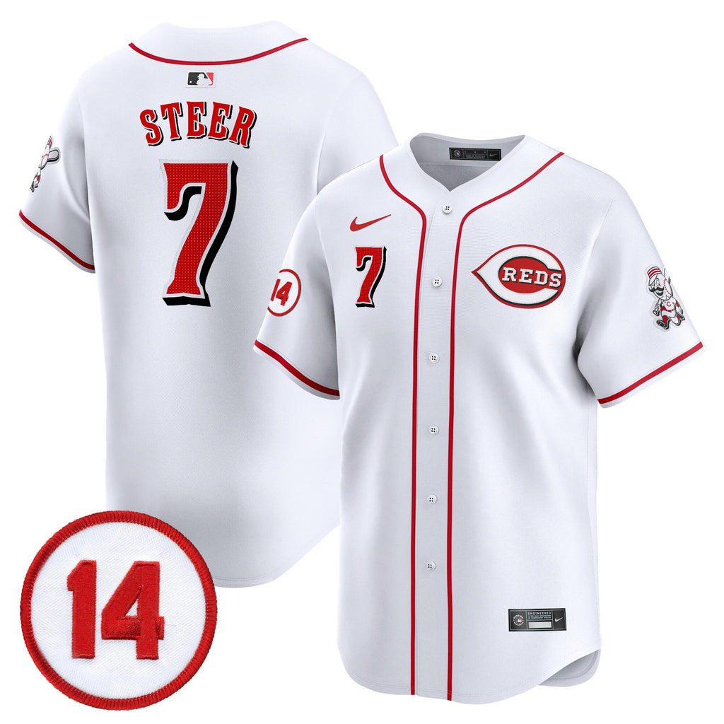 Youth’s Cincinnati Pete Rose Patch Vapor Premier Limited Jersey