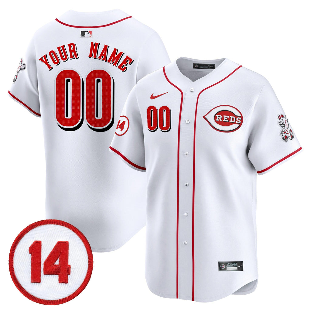 Cincinnati Pete Rose Patch Vapor Premier Limited Custom Jersey