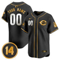 Cincinnati Pete Rose Patch Vapor Premier Limited Custom Jersey