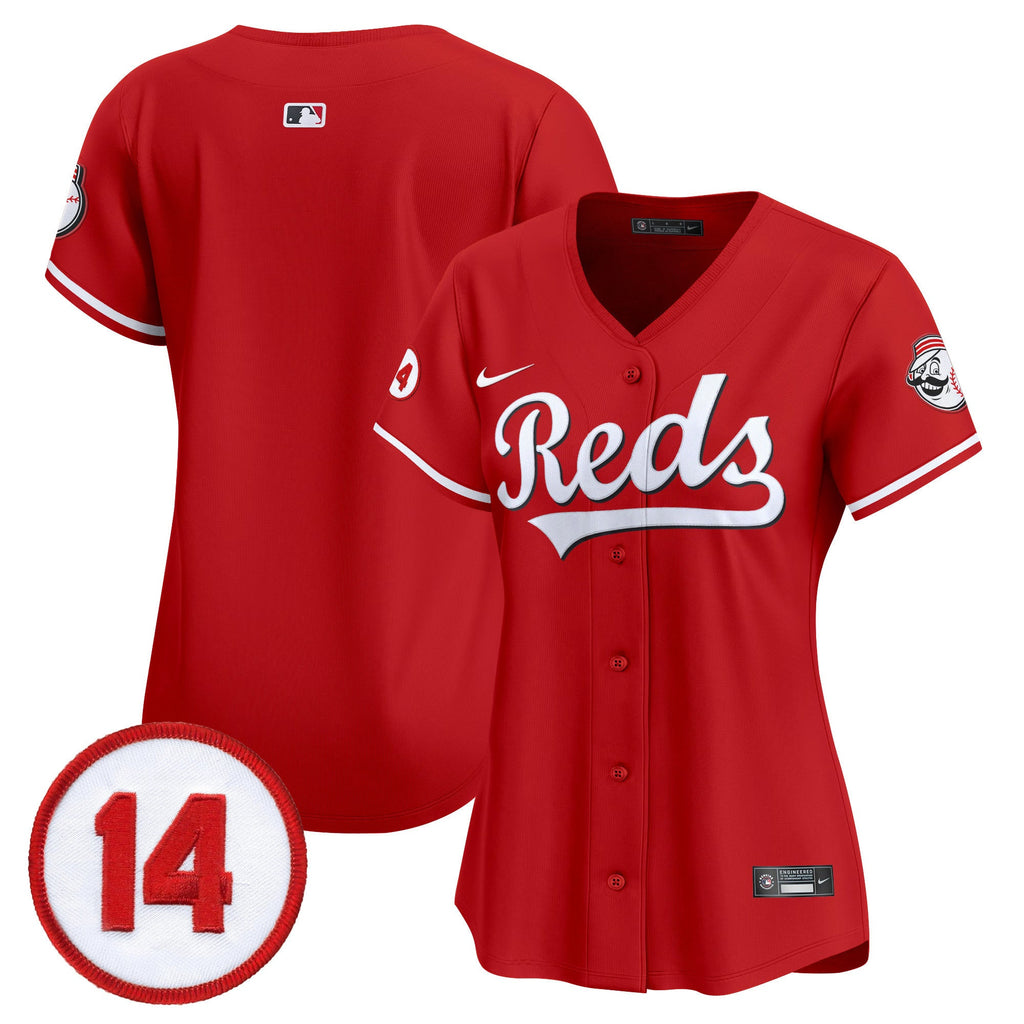 Women’s Cincinnati Pete Rose Patch Vapor Premier Limited Jersey